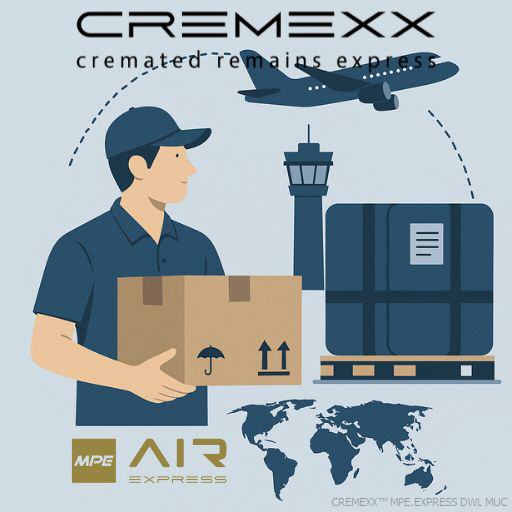Air-Cargo Urnentransport